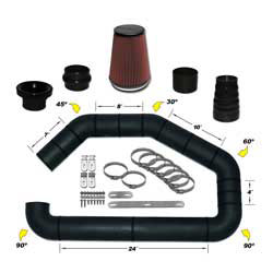Available in various sizes and included components, builders find the AIRAID kit very flexible