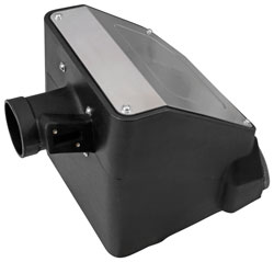 The K&N 200-298 air intake kit includes a built-in velocity stack for more airflow improvement.