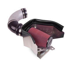 The AIRAID 250-324 cold air dam air intake system is designed to replace the stock air box, air filter, and intake tubing and will increase horsepower and torque of the engine. 