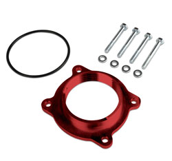 The AIRAID 250-609 POWERAID Throttle Body Spacer comes with all the mounting hardware you'll nee