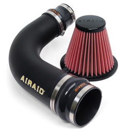 AIRAID Jr. Kits include an AIRAID Modular Intake Tube and a washable AIRAID air filter to offer easy installation and a much lower cost than AIRAID CAD or Classic Air Intake Systems