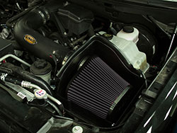 The Cold Air Dam blocks engine heat from entering the intake track, reducing available power
