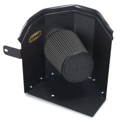 The intake system replaces the OEM air filter but also utilizes any factory cold air inlet ducts 