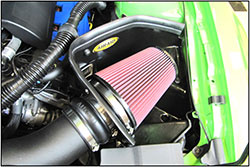 AIRAID intakes replace the factory air box with a more open design
