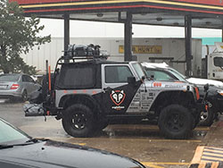 Jeep Wrangler at SEMA with AIRAID